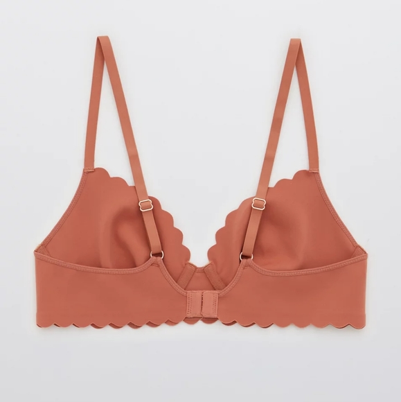 Aerie. Real Me Full Coverage Unlined Bra. Rust Colour. Size 34A. - Picture 2 of 7